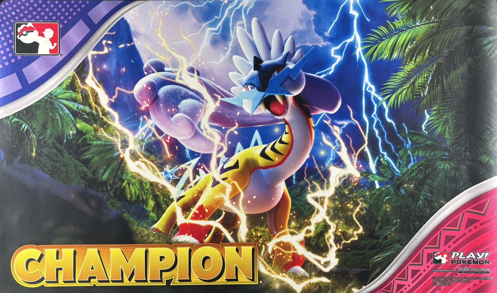 【プレイマット】海外 タケルライコ CHAMPION