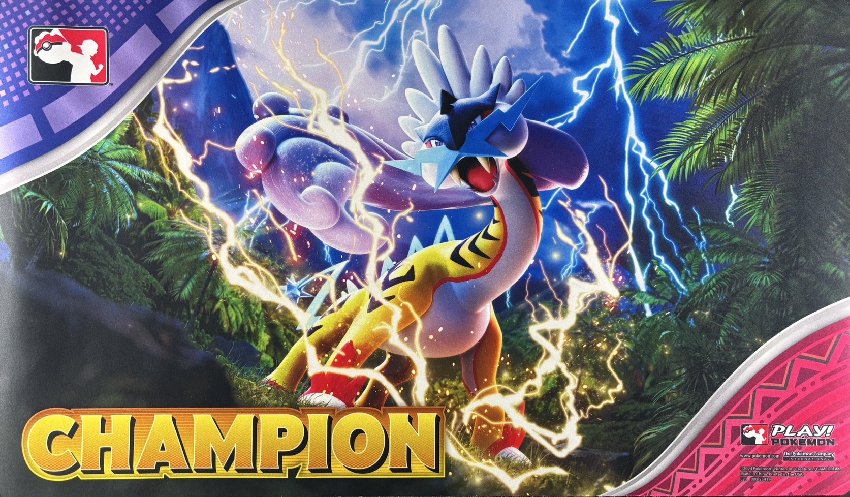 【プレイマット】海外 タケルライコ CHAMPION