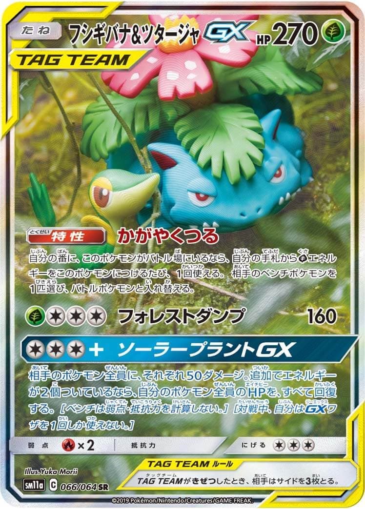 フシギバナ＆ツタージャGX(066/064)[SA]【sm11a】